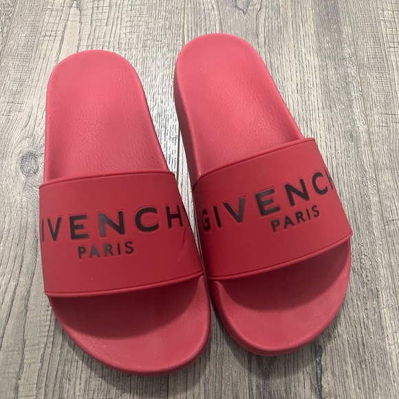Givenchy Shoes Givenchy Slides In Berry Pink Color Poshmark